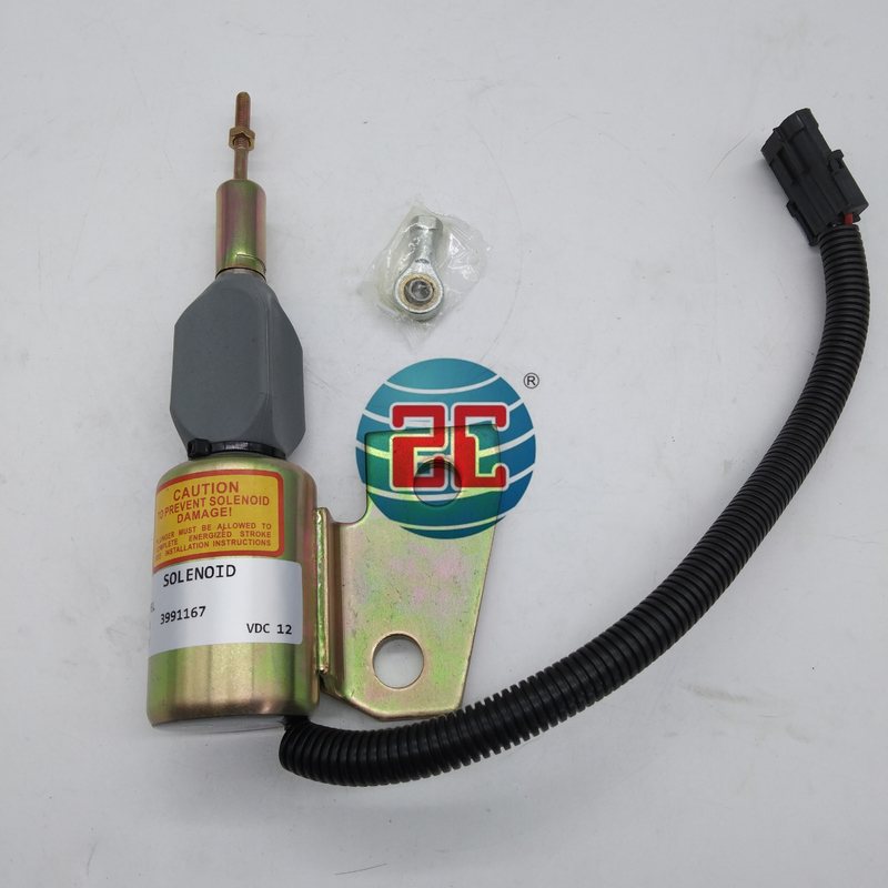 L'elettrovalvola di arresto 3991167 misura le parti del motore dell'escavatore Cummins 4BT 4BT3.3 4BT 3.9 4B3.9-C