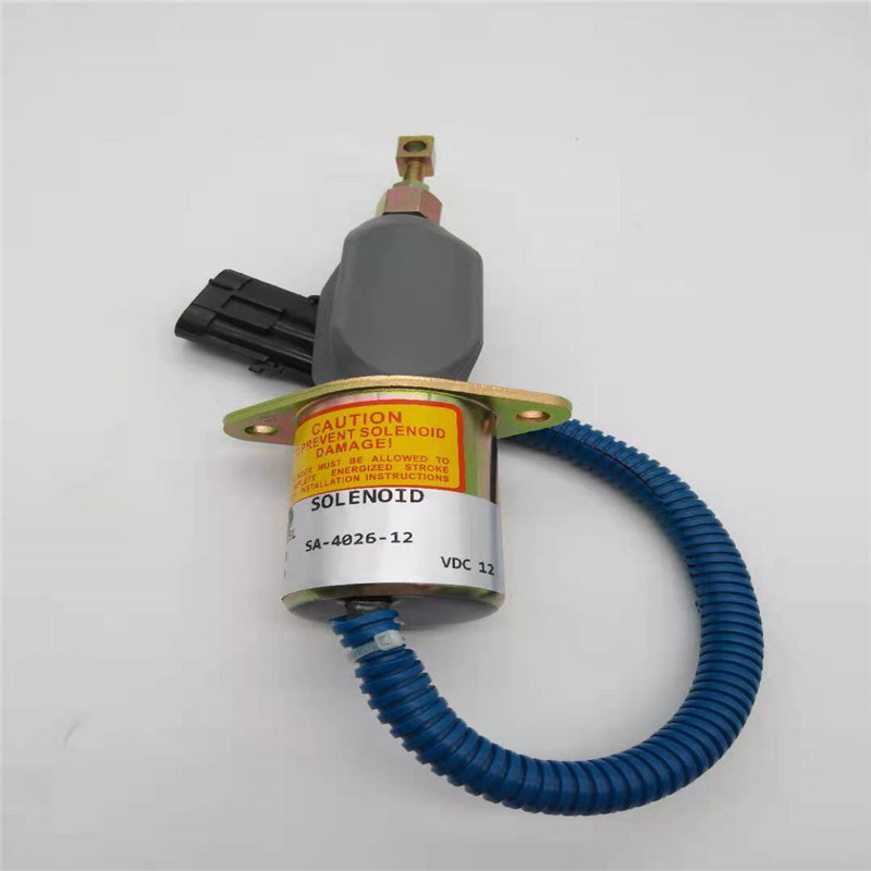 Misura dell'elettrovalvola a solenoide di arresto SA-4026-12 per il Ram 94 di Dodge Cummins 98 12V il nero Pulg