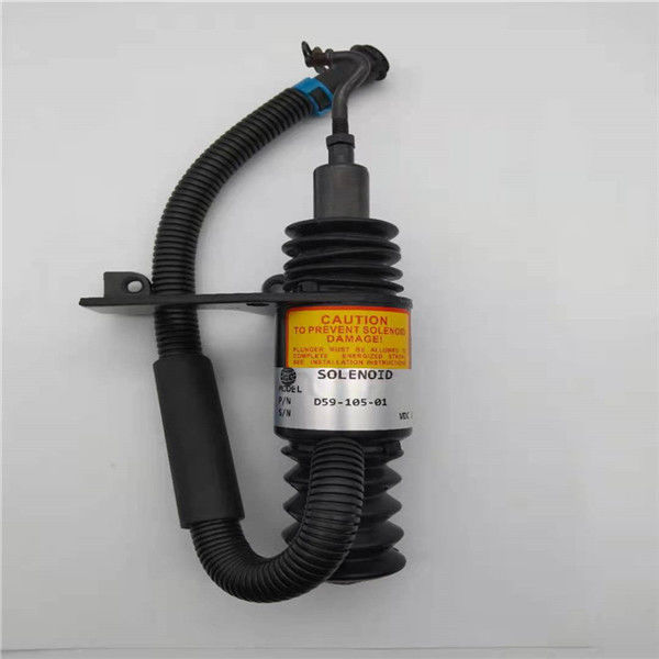 Elettrovalvola a solenoide di arresto D59-105-01 adatta ad escavatore Engine Parts 24V di Dongfeng