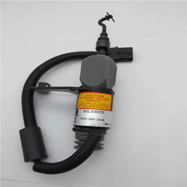 Elettrovalvola a solenoide di arresto di D59-105-23+A adatta ad escavatore Engine Parts di ShangChai D6114