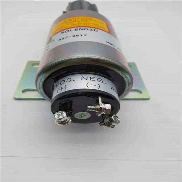 437-2617 misura dell'elettrovalvola a solenoide di arresto 2370-24E6U1B5S1A per Perkins Excavator Engine 24V