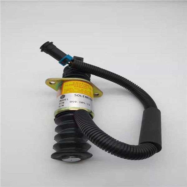 L'elettrovalvola a solenoide di arresto D59-105-12 24V misura per XiaGong 951/953 di escavatore del caricatore di ShangChai D6114
