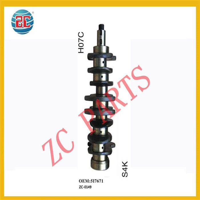 l'albero a gomito del motore diesel 4W3989 517671 ha forgiato la misura d'acciaio per il CAT E312B E120B di S4K