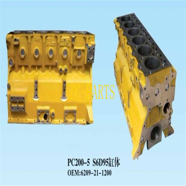 misura 6209-21-1100 del blocco cilindri del motore 6D95 6209-21-1200 per PC200-5